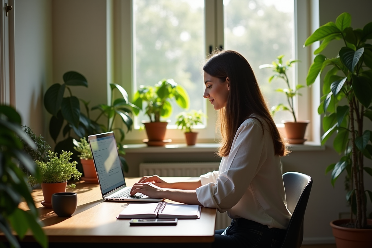 bureau organisé